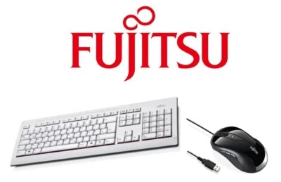 Fujitsu Eingabe-Set | Tastatur  KB521DE | Lasermaus GL9000 | USB | Deutsch | NEU - Bild 1 von 3
