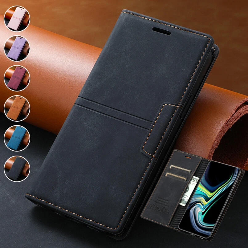 For Google 5A/6A/7A/8A/6/7/8 Pro Leather Wallet Case Card Magnetic Flip Cover - Image 1 of 4