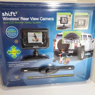 Shift3 Wireless Rear View Camera & LCD Monitor Safety System 1611097 - NEW - Image 1 of 4