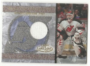 Martin Brodeur - Topps Gold Label 2001 - jersey card