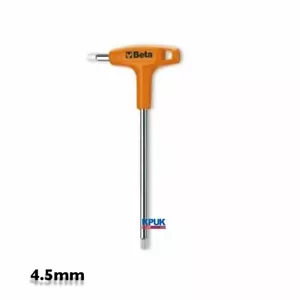 Beta Tools T Bar 4.5mm Allen Key 96T Orange Handle T Bar Brand New Kart Parts UK - Picture 1 of 1
