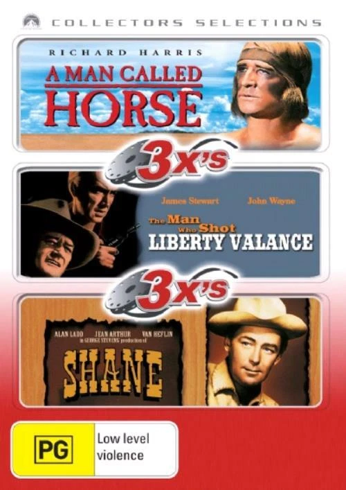 A Man Called Horse / The Man Who Shot Liberty Valance / Shane dvd 36 - image 1 of 1