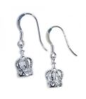Crown sterling silver earrings 925 x 1 pair Coronation earrings_