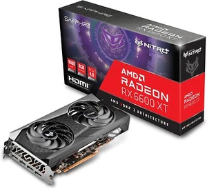 SAPPHIRE NITRO+ Radeon RX 6600 XT GAMING OC 8G Video Card 11309-01-20G VD7832  - Picture 1 of 7