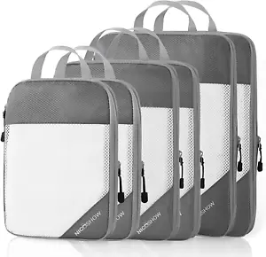 Compression Packing Cubes for Suitcases, 6 Set Packing Cubes Travel Organizer, C - Picture 1 of 12