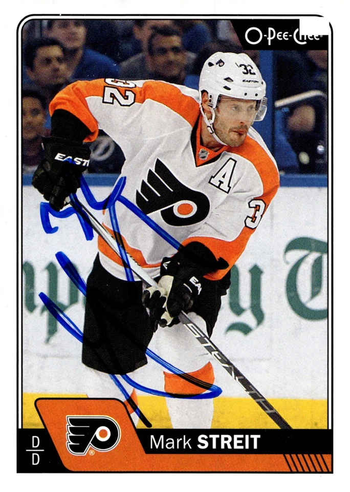 Mark Streit - Signed 2016-17 O-Pee-Chee Card #261 - Image 1 of 2