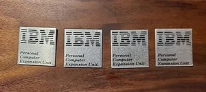 IBM Personal Computer Expansion Unit vintage metal badge - computer case badge - Picture 1 of 1