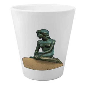 'Little Mermaid Statue' Ceramic Plant / Flower Pot (FP00017449) - Picture 1 of 5