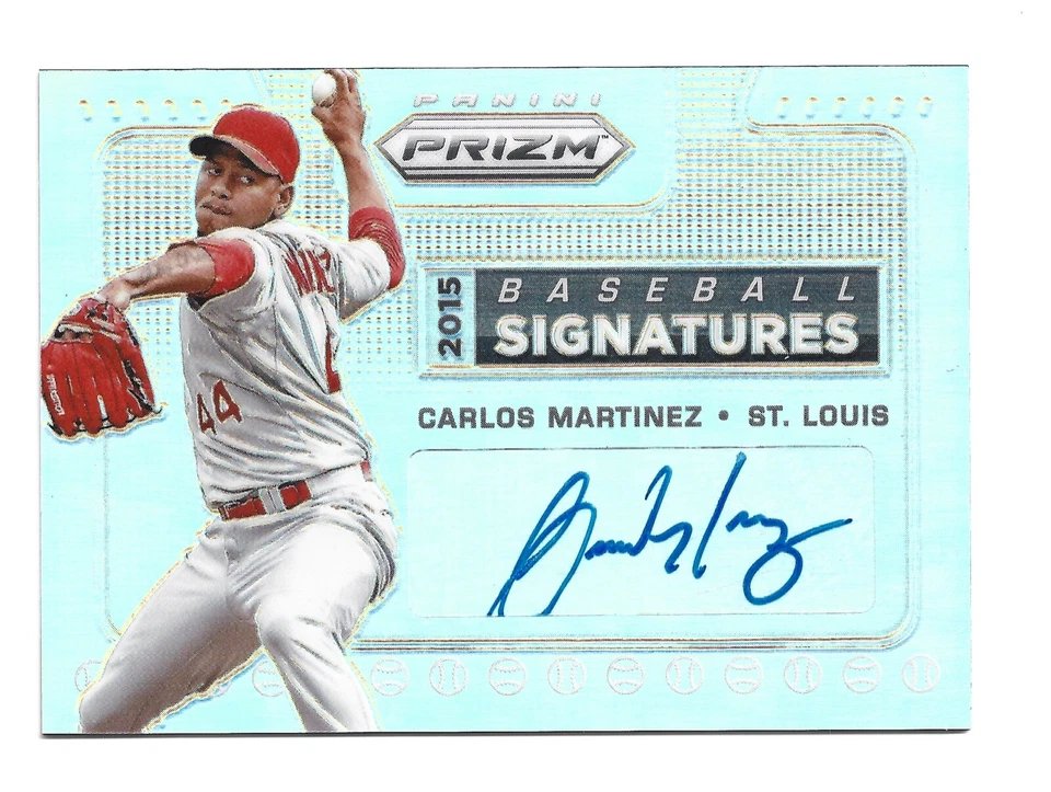 Carlos Martinez AUTOGRAPH St. Louis Cardinals 2015 Panini Prizm 21 AUTO Baseball - Image 1 of 2