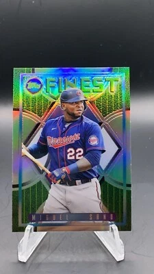 2022 Topps Finest Flashbacks Miguel Sano Refractor Minnesota Twins # 134 - Image 1 of 3