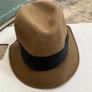 Vintage Hut Vintage Fedora Hat Brodts Fedora Washington DC 🔥 Bibermischung - Bild 1 von 8