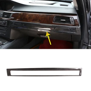 Carbon Fiber Co-pilot Center Control Panel  For BMW 3 Series E90 E92 E93 05-12 - Picture 1 of 8