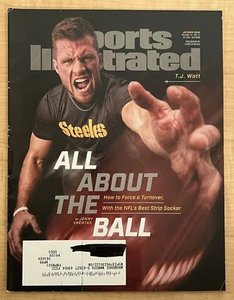 2020 Sports Illustrated All About The Ball Magazine TJ Watt Pittsburgh Steelers - Picture 1 of 22