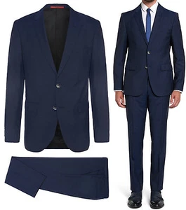 NWT HUGO Hugo Boss Red Label 2-button New Wool Luxurious Business Suit Size 40L - Picture 1 of 12
