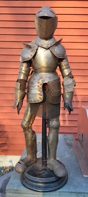 Миниатюрный костюм доспехи английский немецкий французский ренессанс средневековый доспехи старинный - Изображение 1 из 4