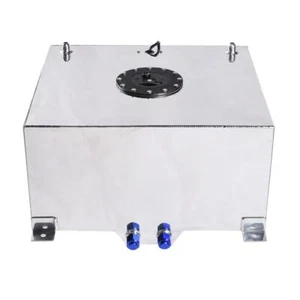 15 GALLON 60L ALUMINUM RACING DRIFT FUEL CELL GAS TANK WITH LEVEL SENDER NEW - Picture 1 of 6
