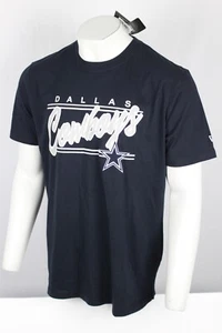 Dallas Cowboys Men's New Era T Shirt Gaphic Logo Size XL Navy Blue - Picture 1 of 5