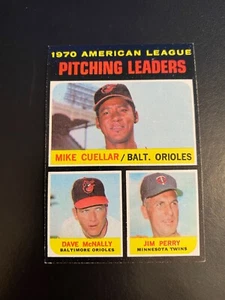 1971 TOPPS BASEBALL #69 A.L. PITCHING LEADERS!! MIKE CUELLAR!! $1 SHIPPING!! - Picture 1 of 2