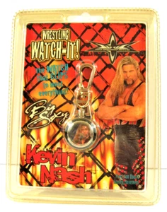 Vintage 1999 Kevin Nash WCW World Wrestling Clip On Watch- It Unopened - Picture 1 of 1