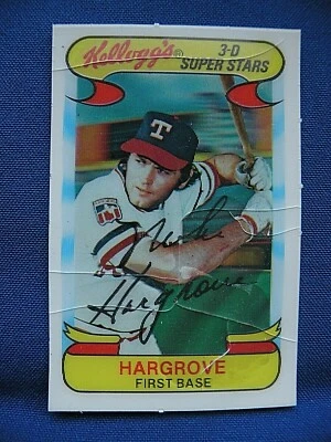 1978 Kellogg's 3-D Super Stars Dudley Hargrove Texas Rangers card #56 - Image 1 of 2