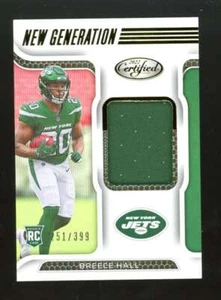 2022 Certified Breece Hall New Generation Rookie Jersey Relic /399 JX3180 - Picture 1 of 2
