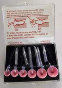 Plantronics Eartip Kit en Rosa 6 Piezas 6 Tamaños para Auriculares H31 y H31N StarSet - Imagen 1 de 2