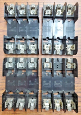 (4-PCS) GOULD SHAWMUT 60603 Fuse Holder 60 Amp 600Vac Class H/K (CX24C) - Image 1 of 4