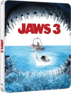 Jaws 3 Three Collectors Edition New 4K Ultra HD Region B Blu-ray + Steelbook - Picture 1 of 1