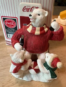 Vintage 1999 Coca-Cola Heritage musical "SPECIAL TIMES WITH DAD" Polar Bears - Picture 1 of 16
