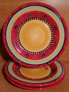 Tabletops CORSICA RUMBA Dinner plate set of 3, 11 1/8" - Picture 1 of 12