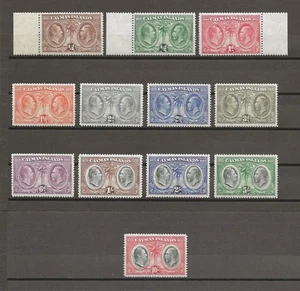 CAYMAN ISLANDS 1932 SG 84/95 MNH - Picture 1 of 2