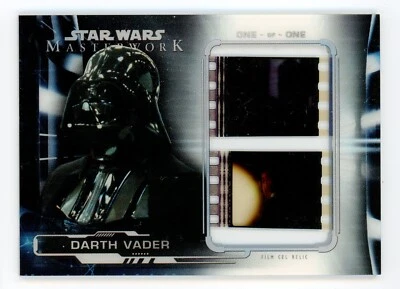 2019 Topps Star Wars Masterwork Film Cel Relic Darth Vader #FC-DV6 1/1 - Image 1 of 2