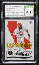 2021 Topps 582 Montgomery Club Set 2 Jo Adell #20 CSG 9.5 Gem Mint Rookie RC