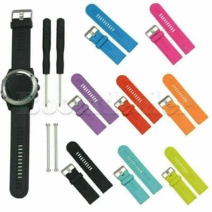Reloj GPS para Garmin Fenix 3 Fenix 2 Quatix 3 correa de correa de reloj de silicona con herramienta - Imagen 1 de 16
