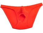 Slips modaux pour hommes sous-vêtements poche bombée écrous boules de bikini trous malles brief