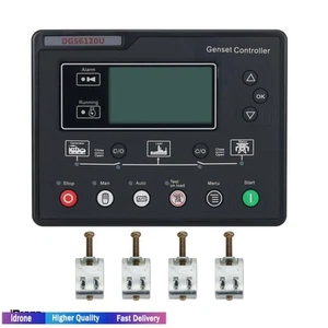 Controlador de grupo electrógeno 6120U Diesel conjunto de generador controlador LCD arranque automático - Imagen 1 de 7