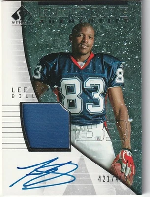 2004 SP Authentic Rookie Authentics Lee Evans Autographed RC 421/499 #205 - Image 1 of 2