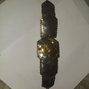 2 Piece Women Hand Made Belt Wrap Buckle Set Great Vintage - Picture 1 of 3