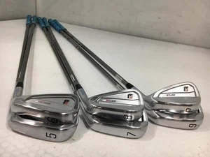 BRIDGESTONE 221CB Iron Set 5-PW 6pcs Carbon Shaft Stiff RH Japan Golf Club Good - Picture 1 of 4