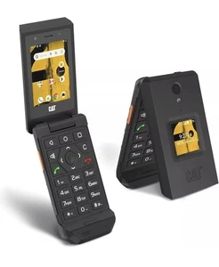 Cat S22 Rugged Flip Phone 16GB 4G LTE SIM Free Touchscreen Smartphone - Black - Picture 1 of 9