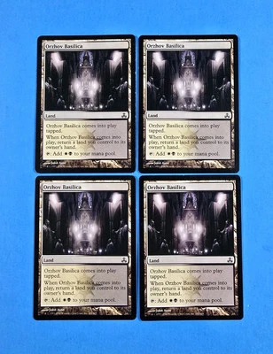 4x Orzhov Basilica Guildpact 2006 GPT  Mtg Magic Gathering Card Land Mana 161 - Image 1 of 2