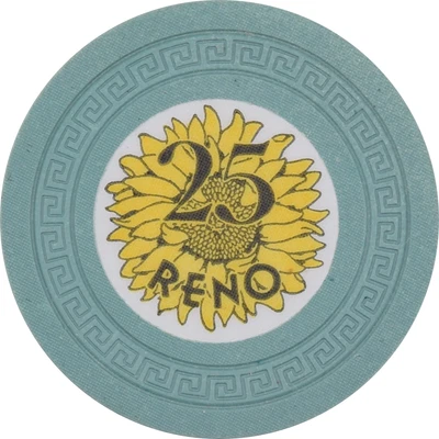 Sunflower Casino Reno Nevada $25 Chip 1949 - Image 1 of 2