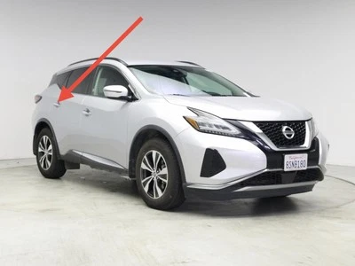 Maçaneta externa traseira direita com quadro fabricante de equipamento original 2015 - 2020 Nissan Murano - Imagem 1 de 4