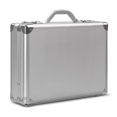 Attache - Maletines de metal para hombre y mujer, estuche de transporte rígido de aluminio con... Foto 1 de 4