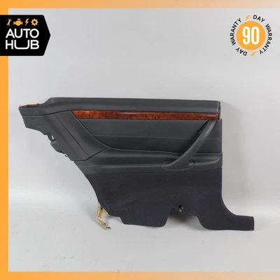 00-06 Panel de puerta interior trasero izquierdo cuero negro mercedes w215 cl500 cl600 fabricante de equipos originales Foto 1 de 4