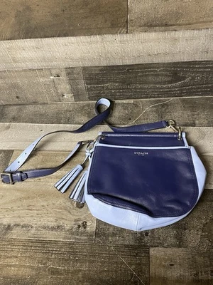 Coach Legacy Willis in Blue Colorblock Turnlock Purse - Image 1 of 4