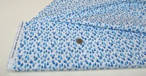 Michael Miller Quilt-Handwerk Stoff REGENDUSCHE blau 6 Yards (DCX-12401) Schraube! - Bild 1 von 1