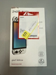 ZAGG - InvisibleShield Glass+ Defense Screen Protector for Nintendo Switch OLED - Afbeelding 1 van 2