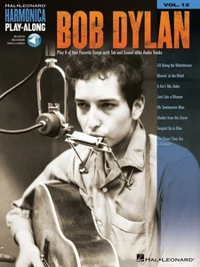 Bob Dylan Harmonica Play-Along Vol 12 Harp Sheet Music Songs Book Online Audio - Picture 1 of 1
