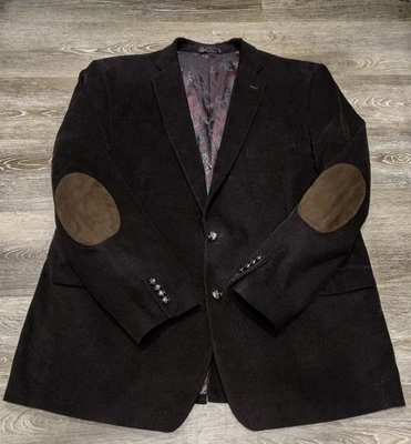 Blazer Lauren Ralph Lauren ancho de pana de ballena para hombre 48L parche en el codo botones de madera Foto 1 de 4